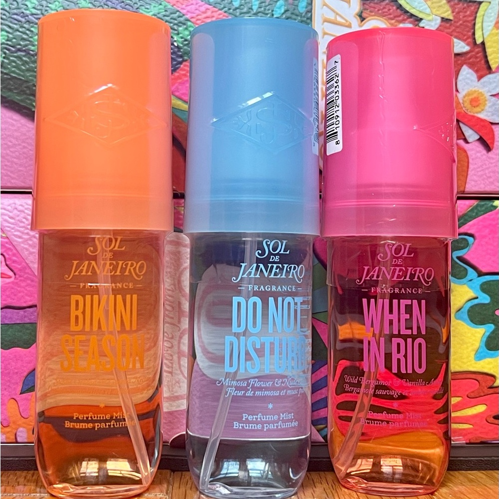 Sol de Janeiro Summer 2023 Limited Edition Body Spray Set of 3